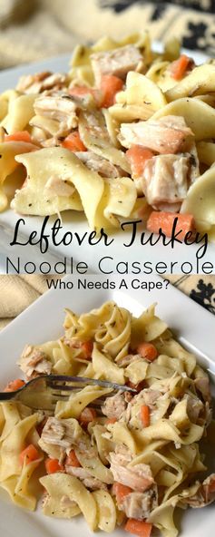 Leftover Turkey Noodle Casserole