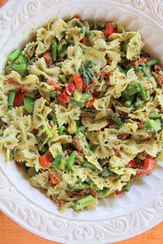 Lemon Basil Pesto Pasta Salad