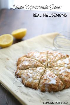 Lemon Macadamia Scones