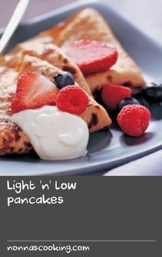 Light 'n' low pancakes