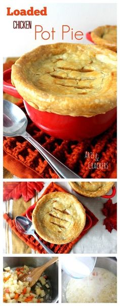 Loaded Chicken Pot Pie