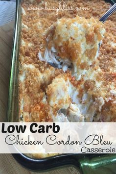 Low Carb Chicken Cordon Bleu Casserole