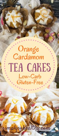 Low-Carb Orange Cardamom Tea Cakes