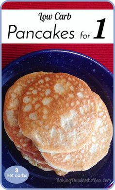 Low Carb Pancakes for 1