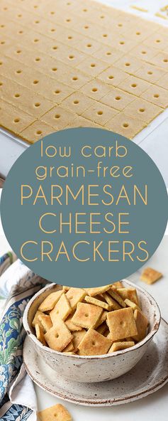 Low Carb Parmesan Cheese Crackers