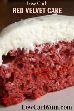 Low Carb Red Velvet Cake