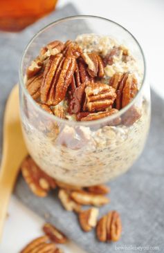 Maple Glazed Pecan Overnight Oats