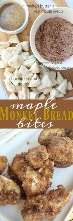 Maple Monkey Bread Bites