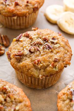 Maple Pecan Banana Muffins