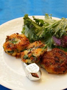 Mashed Potato and Kale Latkes