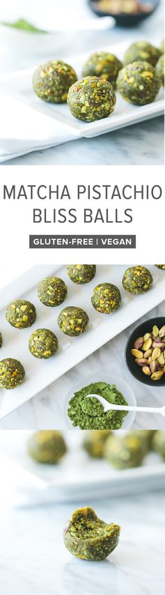 Matcha Pistachio Bliss Balls