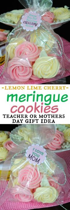 Meringue Roses (Mother's Day or Teachers Appreciation