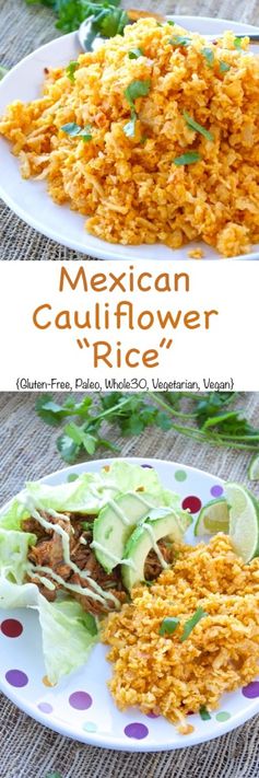 Mexican Cauliflower “Rice”