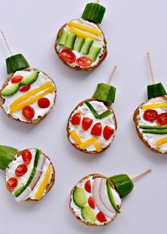 Mini Bagel Christmas Ornaments