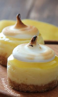 Mini Lemon Meringue Cheesecakes