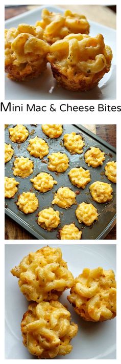 Mini Macaroni and Cheese Bites