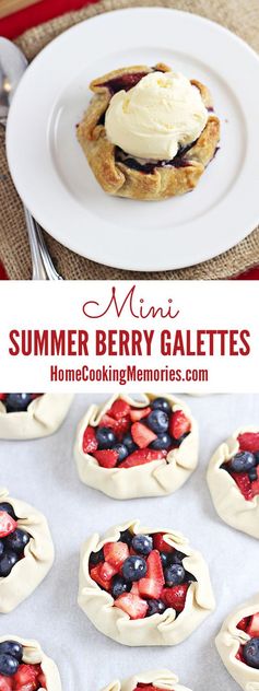 Mini Summer Berry Galettes