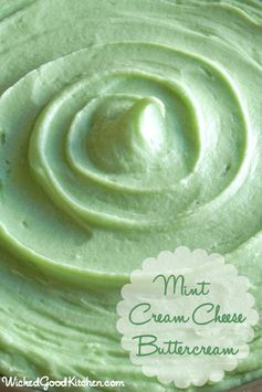 Mint Cream Cheese Buttercream