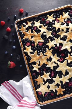 Mixed Berry Slab Pie