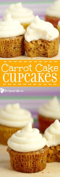 Moist Carrot Cake Cupcakes