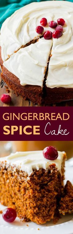 Moist Gingerbread Spice Snack Cake
