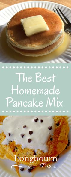 My Favorite Pancake Mix + Lemon Ricotta Pancakes