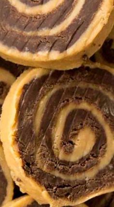 No Bake Chocolate Peanut Butter Pinwheels