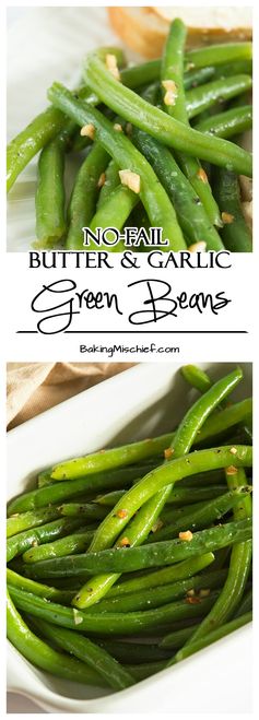 No-fail Butter and Garlic Green Beans