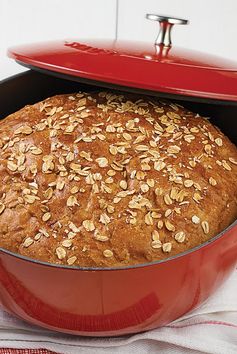 No-Knead Oat Bread