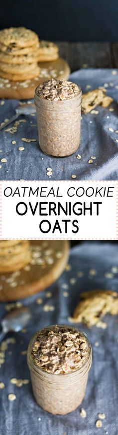 Oatmeal Cookie Overnight Oats