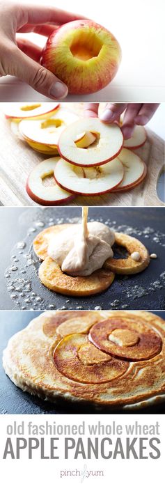 Old Fashioned Whole Wheat Apple Pancakes