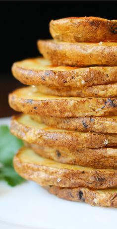 Olive Oil and Sea Salt Oven-Roasted Crispy Potato Rounds