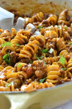 One-Pot Cheesy Taco Pasta