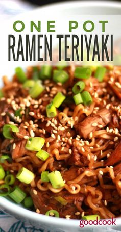 One Pot Teriyaki Ramen Chicken