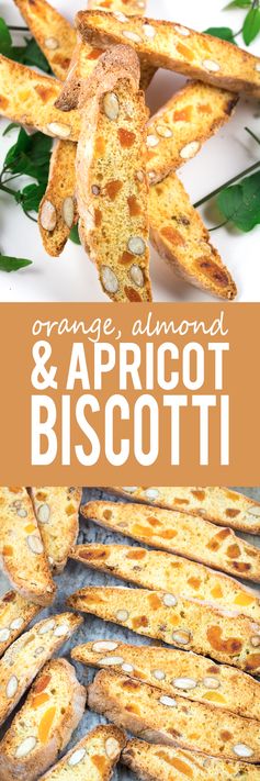 Orange, Almond and Apricot Biscotti