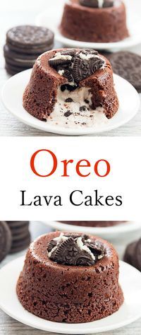 Oreo Lava Cakes