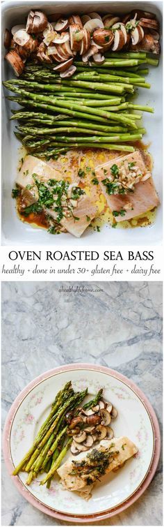 Oven Roasted Sea Bass