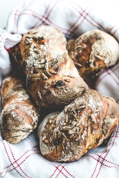 Overnight Rye Bread Rolls