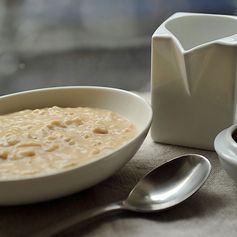 Overnight Steel-Cut Oats with Almond Butter & Honey