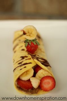 Paleo and Gluten Free 3 Ingredient Crepes