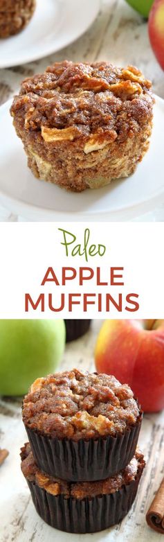 Paleo Apple Muffins (grain-free, gluten-free, dairy-free