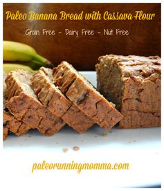 Paleo Banana Bread with Cassava Flour