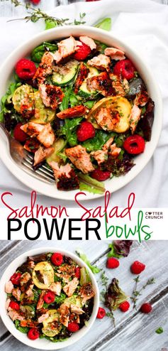 Paleo Salmon Salad Power Bowls