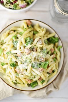 Parmesan Penne with Chicken Sausage and Broccoli