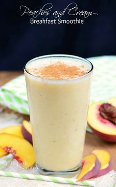 Peaches and Cream Breakfast Smoothie