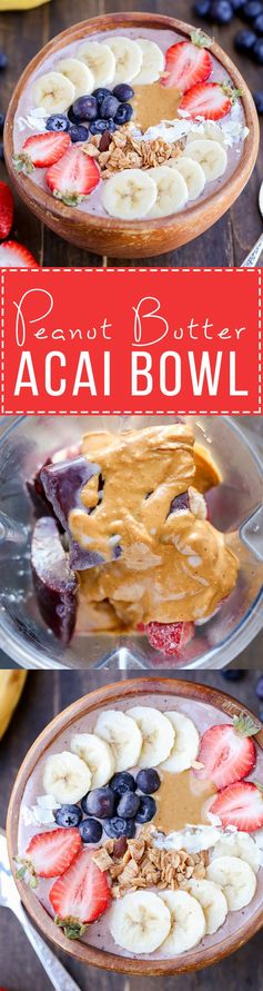 Peanut Butter Acai Bowl