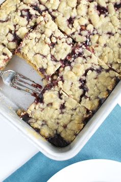 Peanut Butter and Jelly Shortbread Bars