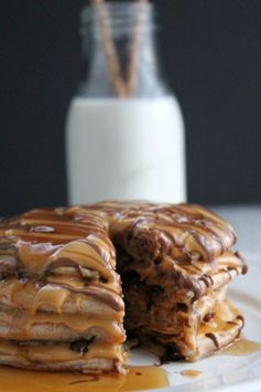 Peanut Butter Chocolate Pancakes