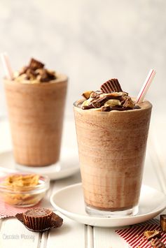 Peanut Butter Frozen Hot Chocolate