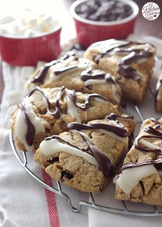 Peanut Butter S'mores Scones